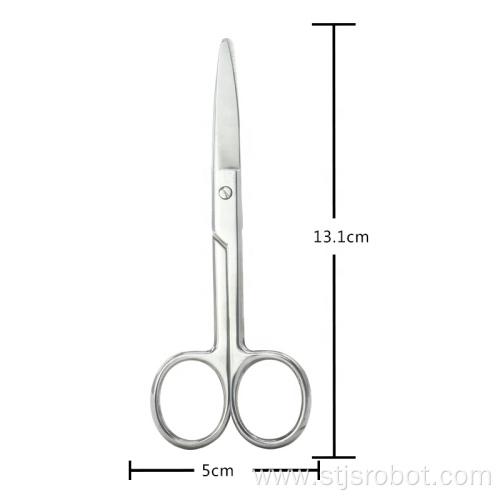 Cosmetic wholesale long eye brow scissors stainless steel custom beauty scissors